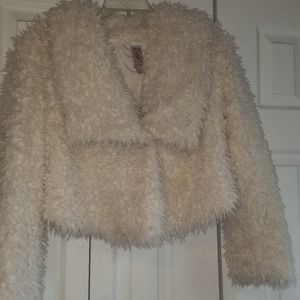 White Furry Jacket